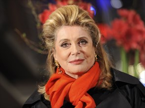 French actress Catherine Deneuve arrives at the premiere for 'On My Way' ('Elle S'en Va') during