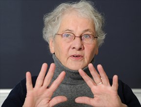 Christiane Nuesslein-Volhard, Nobel laureate in medicine, is pictured in Tuebingen, Germany, 10