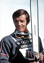Der französische Skiläufer Jean Claude Killy, aufgenommen bei den Olympischen Winterspielen 1968 in