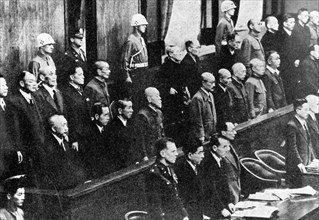 (160814) -- BEIJING, Aug. 14, 2016 () -- File photo taken on May 3, 1946 shows a scene of Tokyo