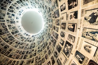 La Salle des Noms du Mémorial de l'Holocauste Yad Vashem à Jérusalem