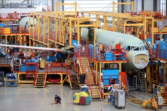 Germany. Assembly line of the Airbus A320