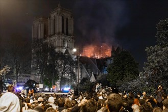 Fire of Notre-Dame de Paris on April 15, 2019