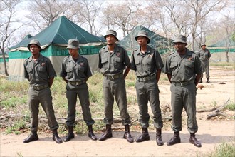 Ranger cadets training in the Southern African Wildlife College in Hoedspruit, South Africa