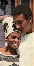Miriam Makeba bei ihrer Hochzeit mit Stokely Carmichael im Jahr 1968 - eine Szene des Kinofilms