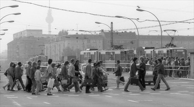 Gare S-Bahn Leninalle (aujourd'hui Landsberger Allee) à Berlin