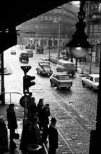 Street scene in East Berlin, GDR, in 1973