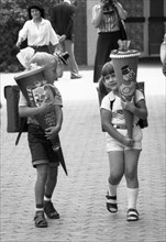 The first day of school at a primary school in Hagen (Germany) on August 7th, 1979.