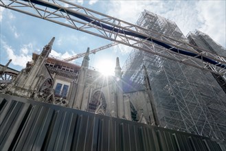 Reconstruction of Notre-Dame Cathedral in Paris