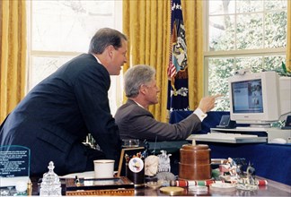 Bill Clinton and Al Gore