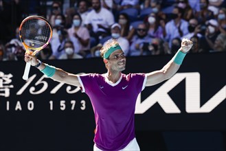 Rafael Nadal. Melbourne January 2022