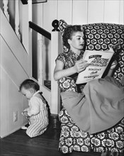 Esther Williams et son fils Benjamin