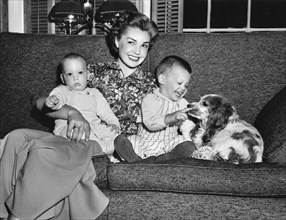 Esther Williams et ses enfants