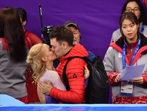 Aljona Savchenko et son mari Liam Cross