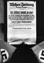 The image from the Nazi Propaganda! shows the newspaper of Asch of 2 October 1938 that announced