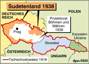 Das Sudetenland 1938