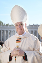 Gerhard Ludwig Muller attend a Holy Mass led by Pope Francis with the new Cardinals at the opening