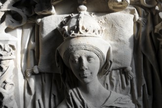 The sarcophagus of Queen Edith of England, wife of Otto I