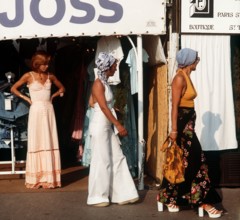Where the rich and beautiful go on holiday: Fashion-conscious tourists with headscarves and