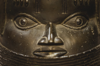 Benin-Bronze, aufgenommen im Rahmen der Zeremonie zur Rueckgabe der Benin-Bronzen an Nigeria in