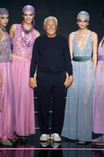 EMPORIO ARMANI Spring/Summer 2024 Runway during Milan Fashion Week on September 2023 - Milan; Italy