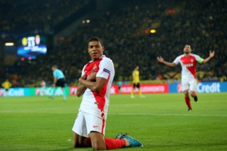 firo : 12.04.2017 Fußball, Saison 2016/2017, Champions League, BVB, Borussia Dortmund - AS Monaco,