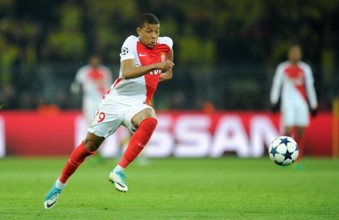 firo : 12.04.2017 Fußball, Saison 2016/2017, Champions League, BVB, Borussia Dortmund - AS Monaco,