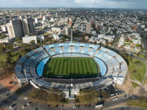 Aerial view of the Centenario Stadium. The opening match of the 2030 FIFA World Cup will take place