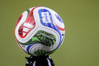 A ball of the brand adidas Trionda Pro (World Cup 2026 match ball), official match ball, official