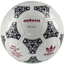 The undated handout shows the official soccer ball 'azteca' to the FIFA World Cup 1986 in Mexico.