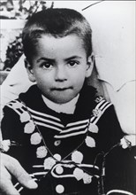 Reza Pahlavi as a young boy