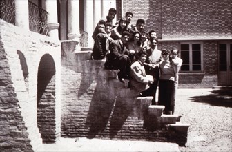 Farah Diba in Tehran's high school