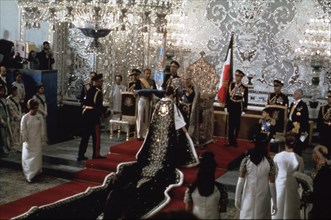 Mohammed Reza Shah Pahlavi et Farah, le couronnement, 1967