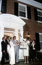 Reza Pahlavi and Yasmine Etemad Amini's wedding - 12-06-1986