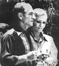 Mohammad Reza Shah Pahlavi and his wife Farah  Pahlavi (1979)