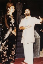 Farah Pahlavi with Maurice Béjart (1976)