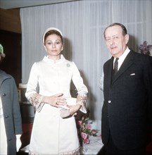 Farah Pahlavi and André Malraux