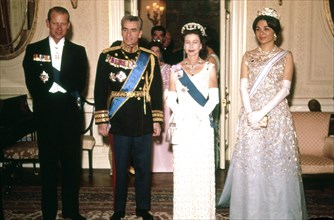 Mohammed Reza Shah Pahlavi,  voyage officiel en Angleterre