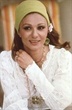Farah Pahlavi. Ile de Kish, 1975.
