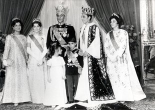 Mohammed Reza Shah Pahlavi  lors des cérémonies du couronnement (1967)