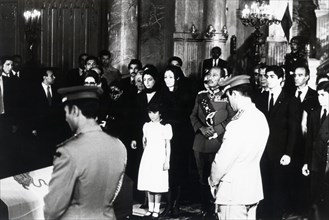 Les funérailles de Mohammed Reza Shah Pahlavi,  
1980, Le Caire