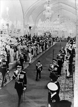 Reza Pahlavi lors des cérémonies du couronnement, 1967