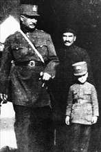 Reza Shah le Grand et son fils Mohammed Reza