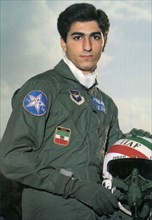 Reza Pahlavi en pilote au Maroc, 1982