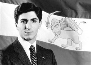Reza Pahlavi au Caire, octobre 1980