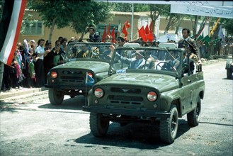 Mohammed Reza Shah Pahlavi en visite officielle