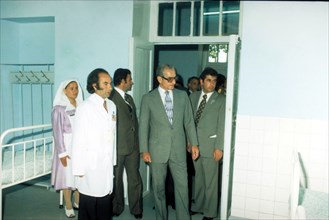 Mohammed Reza Shah Pahlavi en visite officielle