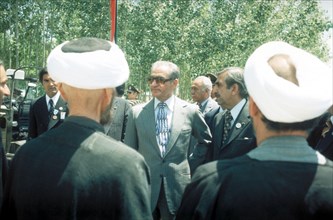 Mohammed Reza Shah Pahlavi en visite officielle