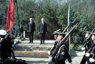 Mohammed Reza Shah Pahlavi en visite officielle