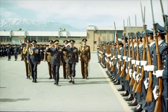 Mohammed Reza Shah Pahlavi en visite officielle